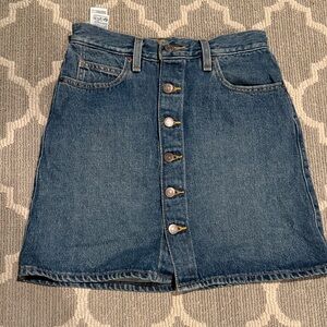 Levi's Blue Denim Mini Skirt